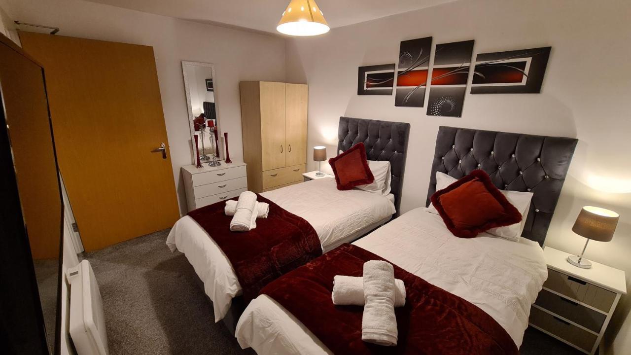 Luxury 2 Bed Apt With Free Wi-Fi & Parking Manchester Exterior photo